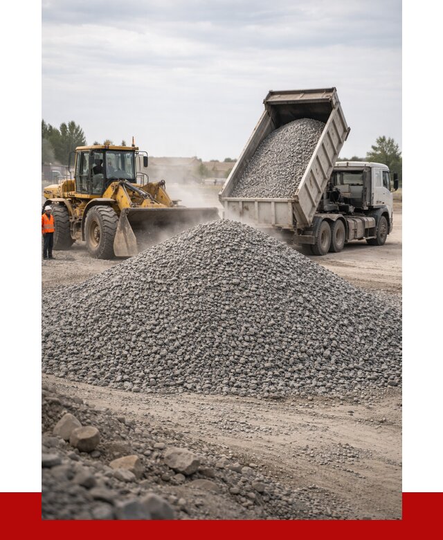 Купить щебень с доставкой в Елабуге от 2532 руб. | ПРОНЕРУДЛбг