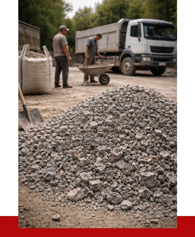 Гранитный щебень фракция 20-40 в Елабуге от 3241 руб. ПРОНЕРУДЛбг