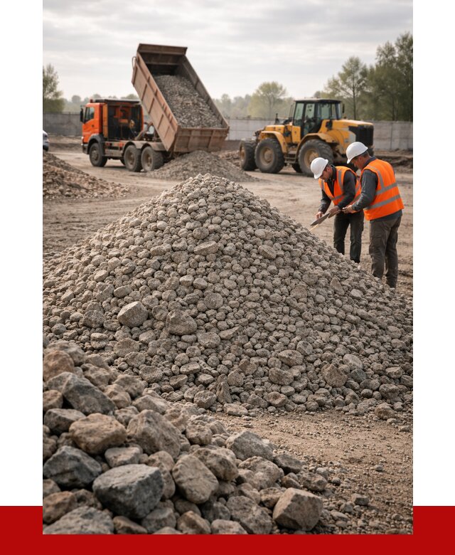 Гранитный щебень фракция 40-70 в Елабуге от 2532 руб ПРОНЕРУДЛбг