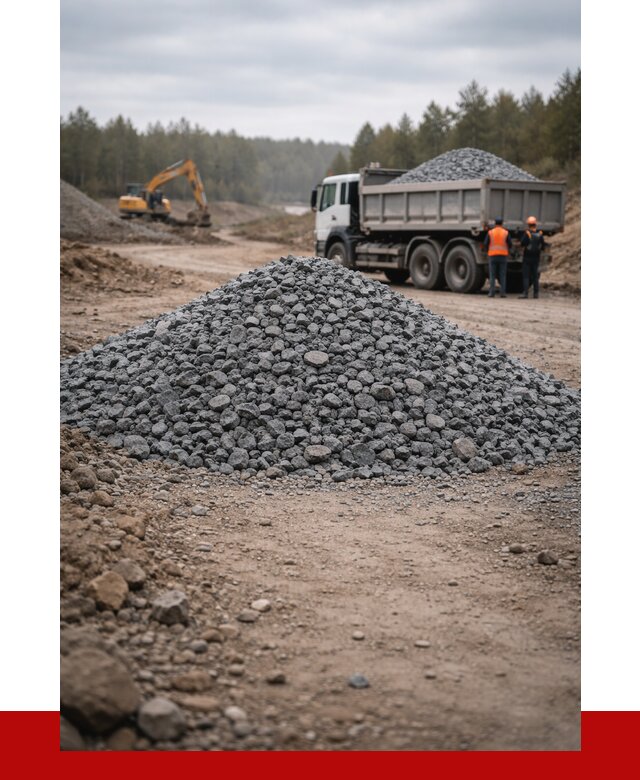 Щебень габбро диабаз фракция 40-70 в Елабуге от 2228 р-ПРОНЕРУДЛбг