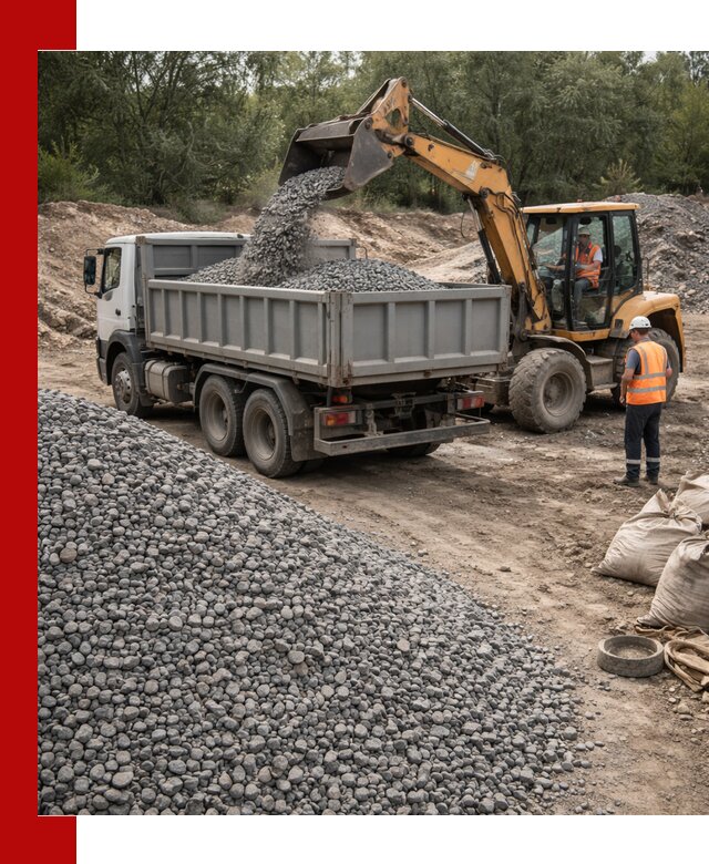 Доставка гравийного щебня в Елабуге оптом и в розницу