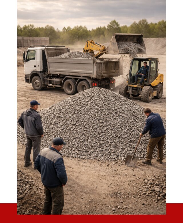 Гравийный щебень фракция 5-20 в Елабуге от 2431 р. ПРОНЕРУДЛбг