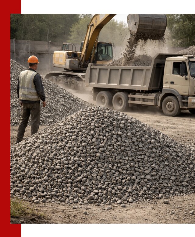 Шлаковый щебень фракция 5-20 с доставкой в Елабуге