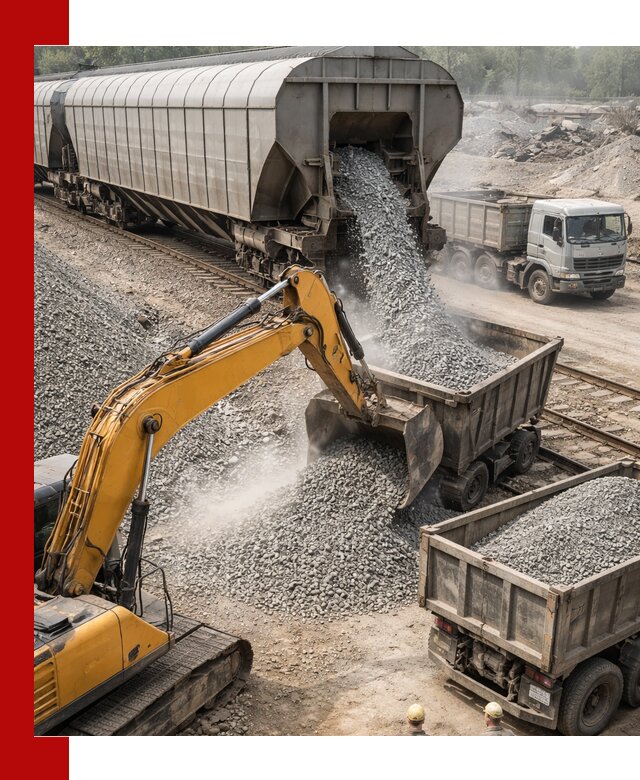 Доставка железнодорожного щебня в Елабуге крупными партиями быстрого отгруза