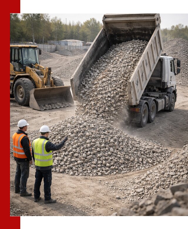 Вторичный щебень фракция 40–70 доставка в Елабуге