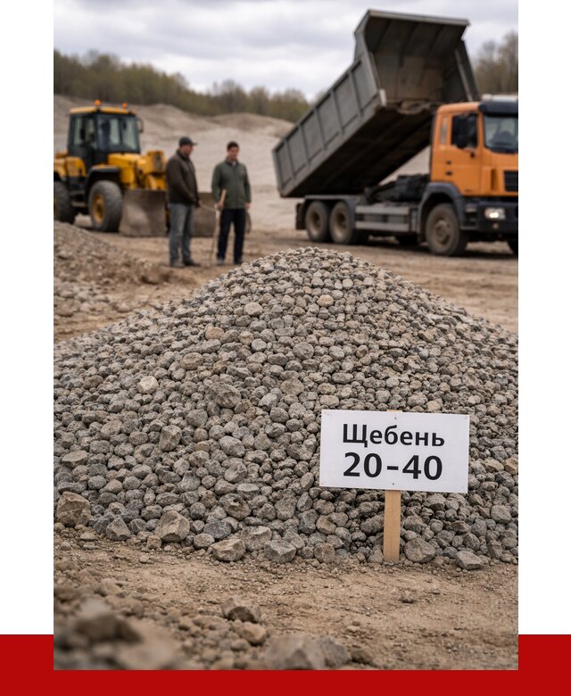 Бетонный щебень фракция 20-40 в Елабуге от 2481 р. | ПРОНЕРУДЛбг