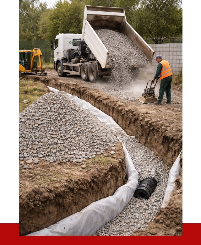 Щебень для дренажа в Елабуге от 1874 р., ПРОНЕРУДЛбг доставка