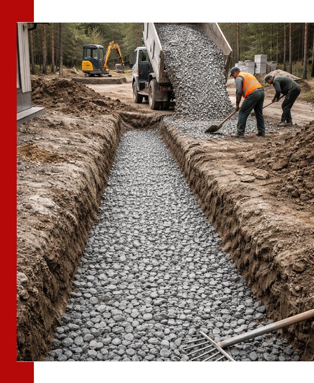 Щебень для дренажа с доставкой в Елабуге высокого качества