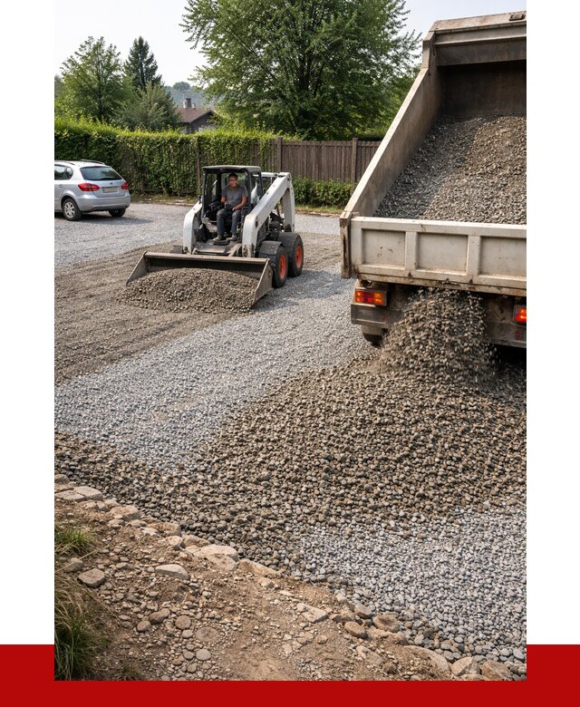 Щебень для парковки в Елабуге с доставкой от 1215 р.| ПРОНЕРУДЛбг