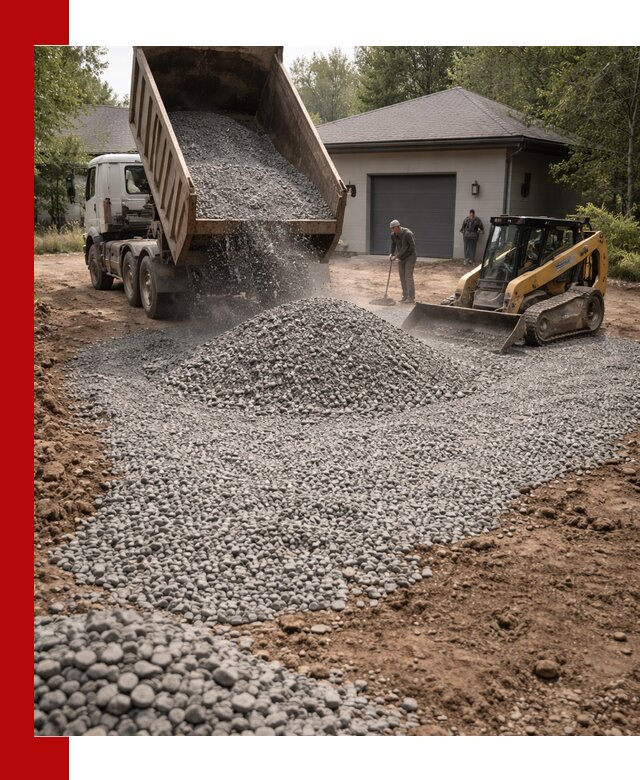 Щебень для парковки в Елабуге: доставка и укладка качественного материала