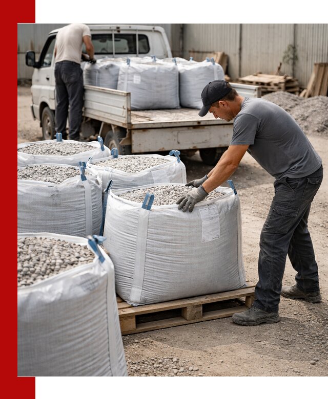 Доставка щебня в мешках по выгодным ценам в Елабуге