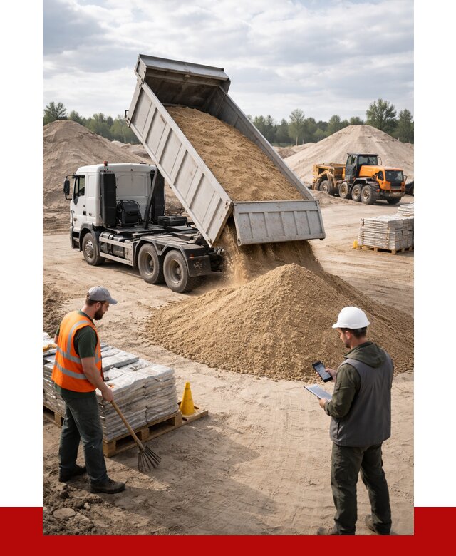 Карьерный песок с доставкой в Елабуге от 3646 р. ПРОНЕРУДЛбг