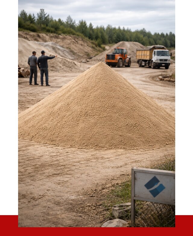 Карьерный песок навалом в Елабуге от 1823 р. | ПРОНЕРУДЛбг