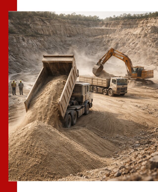 Карьерный песок навалом с доставкой в Елабуге