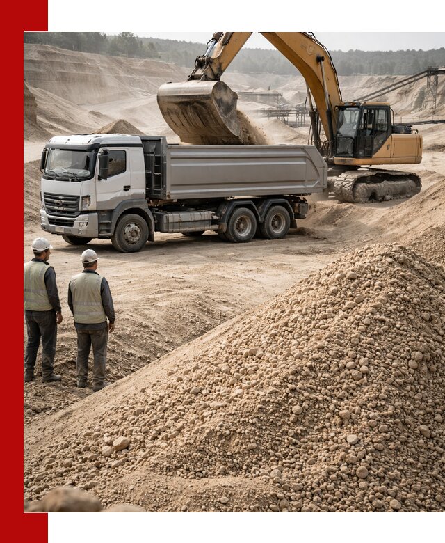 Карьерный крупнозернистый песок с доставкой в Елабуге