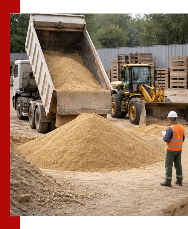 Доставка карьерного мелкозернистого песка в Елабуге