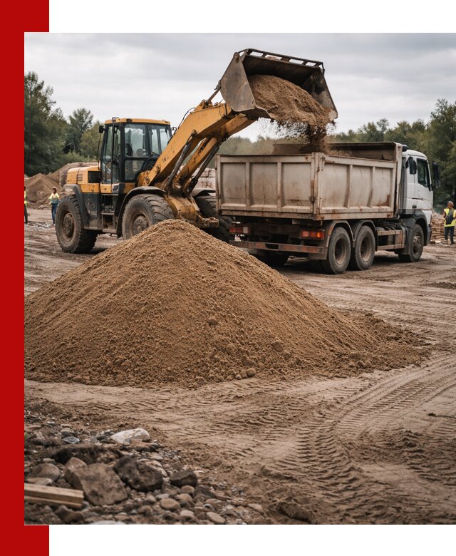 Доставка речного песка навалом в Елабуге быстро и выгодно