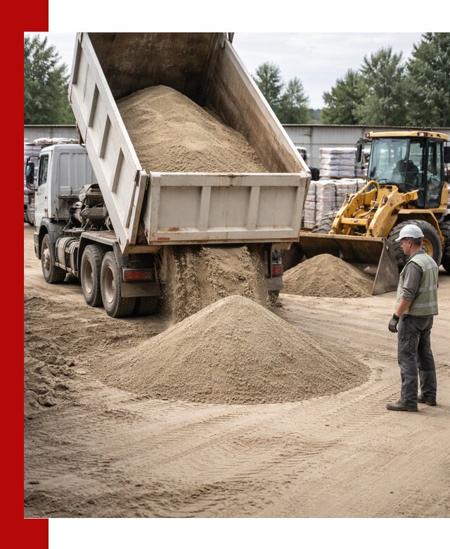 Поставка и доставка песка для бетона в Елабуге