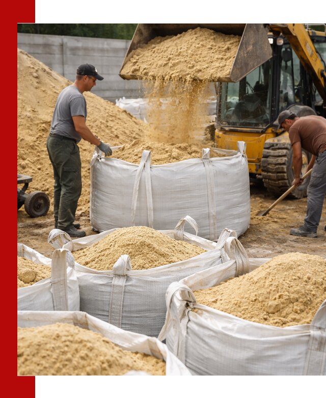 Поставка качественного песка для кладки в Елабуге