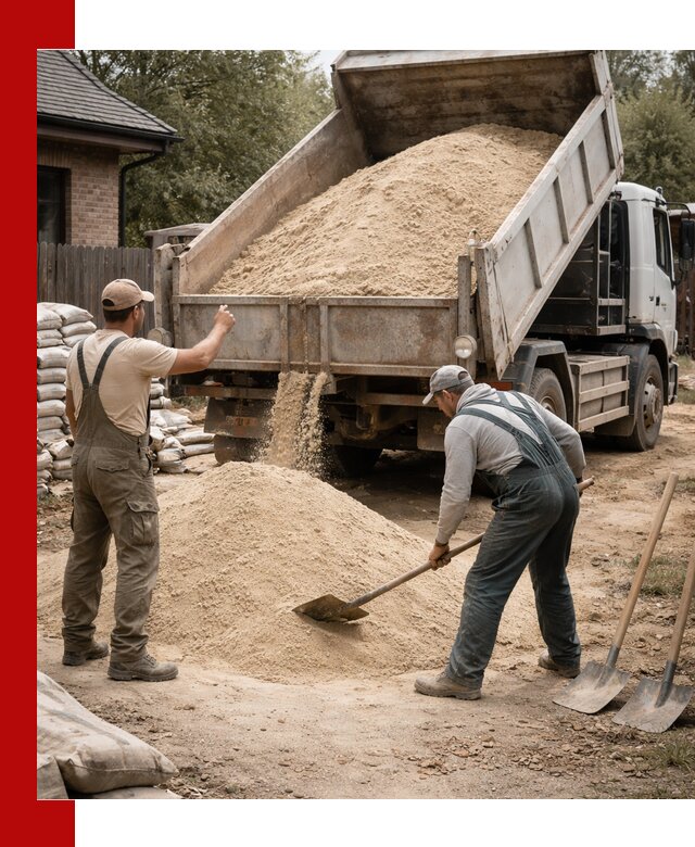Песок для штукатурки с доставкой в Елабуге качественный и чистый