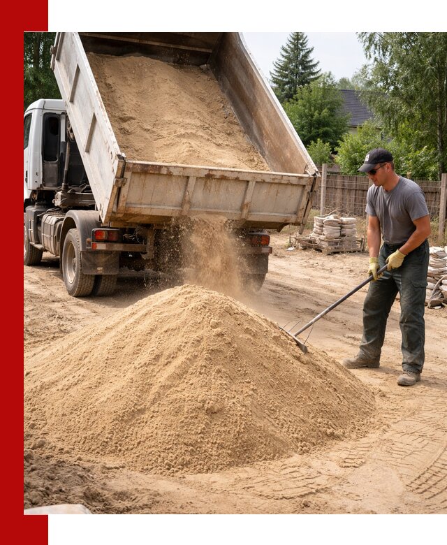 Доставка сухого песка самосвалами в Елабуге