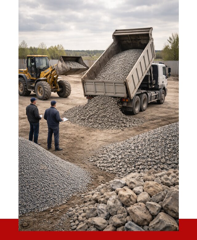 Гравий и камень с доставкой в Елабуге от 4254 р. - ПРОНЕРУДЛбг