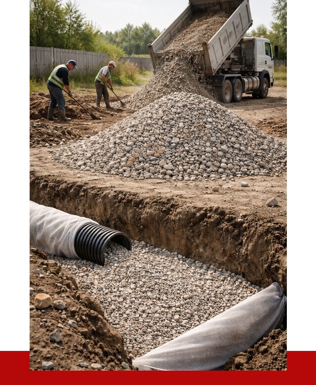 Гравий для дренажа в Елабуге от 2228 р., доставка ПРОНЕРУДЛбг