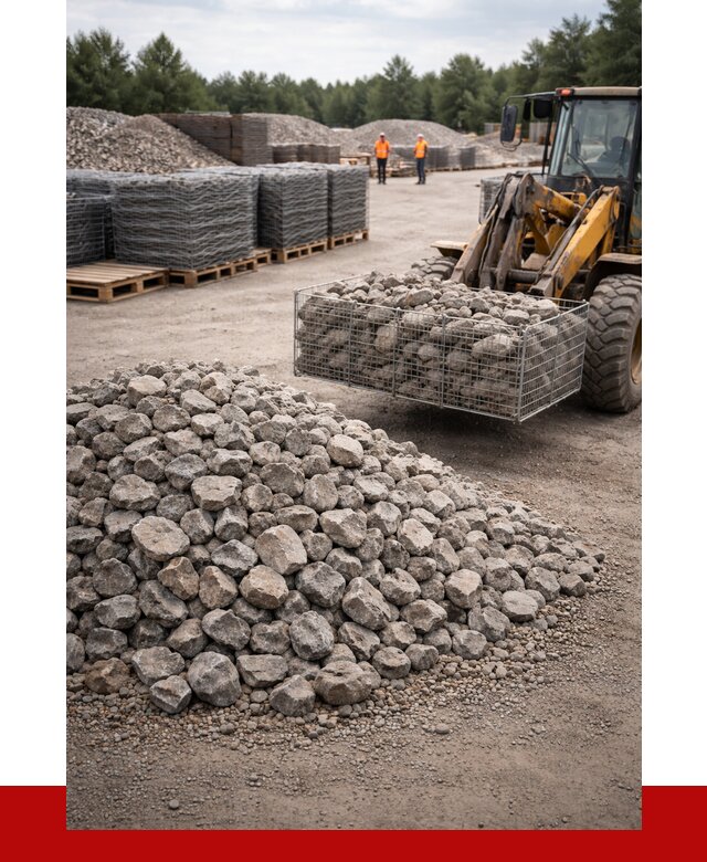 Камень для габионов фракция 70-150 в Елабуге от 4254 р. | ПРОНЕРУДЛбг