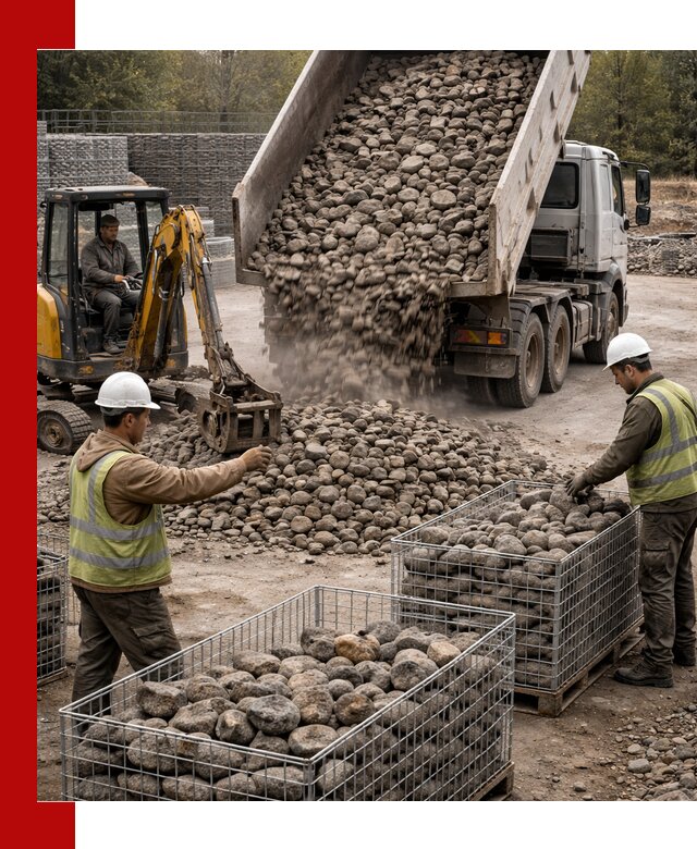 Камень для габионов фракция 100–201 в Елабуге