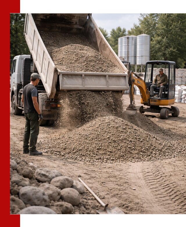Доставка ПГС С3 в Елабуге самосвалами и миксерами