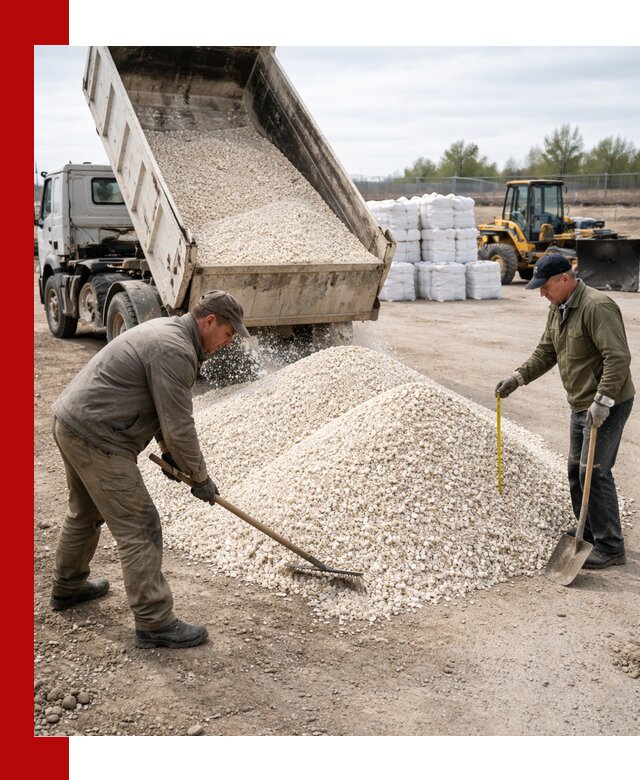 Мраморная крошка с доставкой и разгрузкой в Елабуге