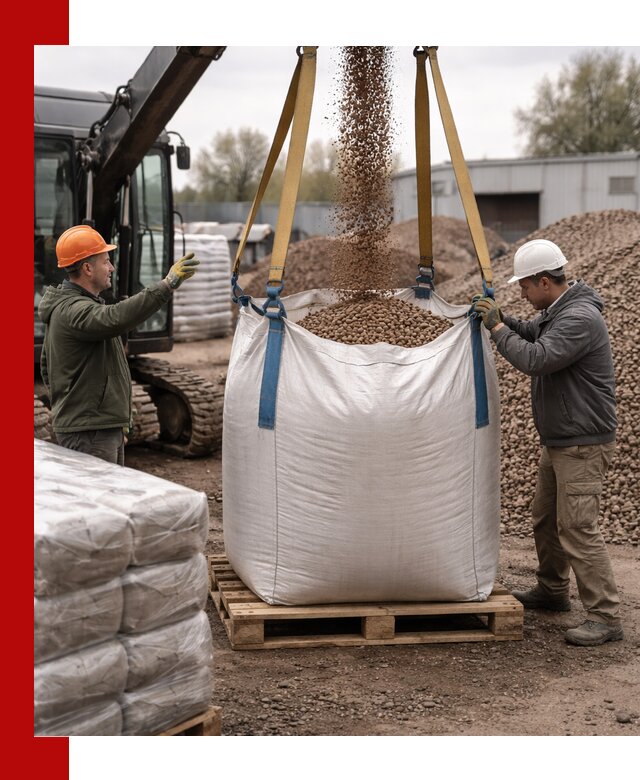 Керамзит в биг-бегах с доставкой в Елабуге