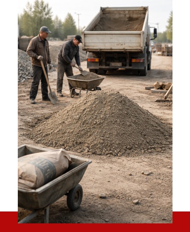 Цементно-песчаная смесь М150 в Елабуге от 4760 р. | ПРОНЕРУДЛбг