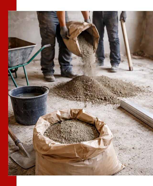 Доставка сухой смеси для стяжки в Елабуге