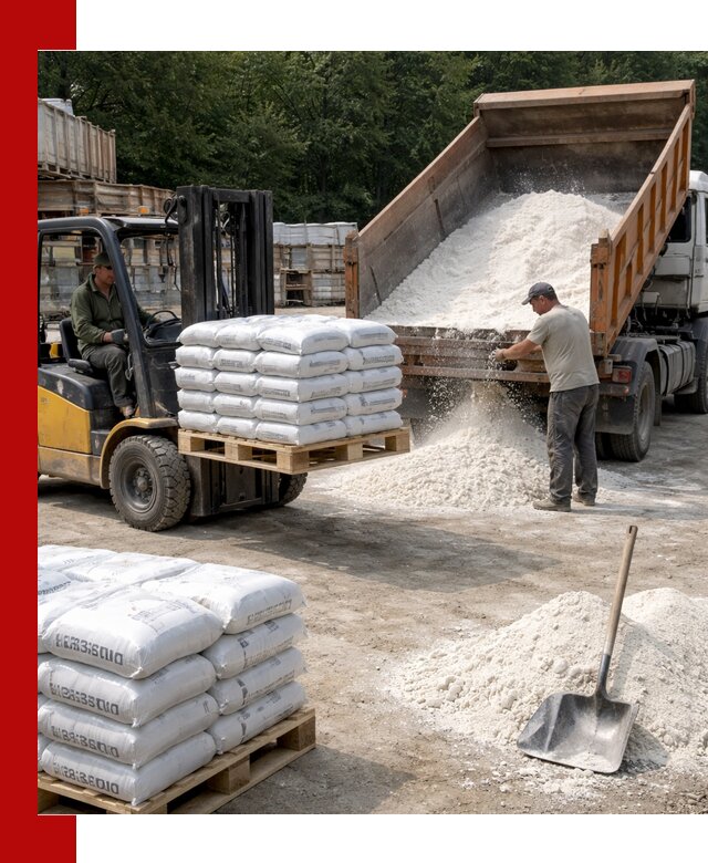 Доставка строительной извести оптом и в розницу в Елабуге