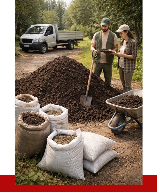 Купить грунт с доставкой в Елабуге от 4558 р. за м3 | ПРОНЕРУДЛбг