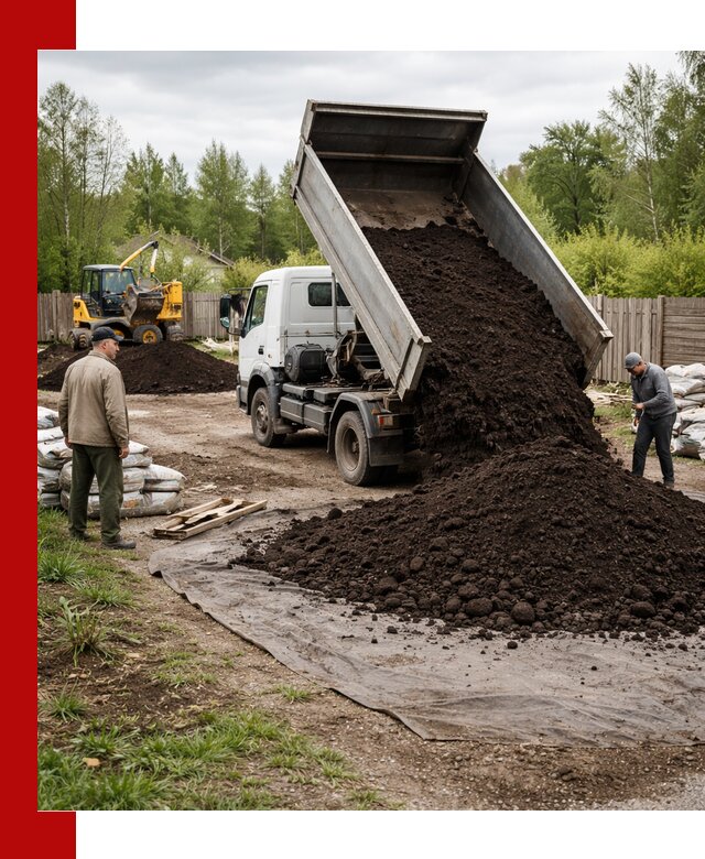 Доставка качественного почвогрунта в Елабуге оптом и в розницу