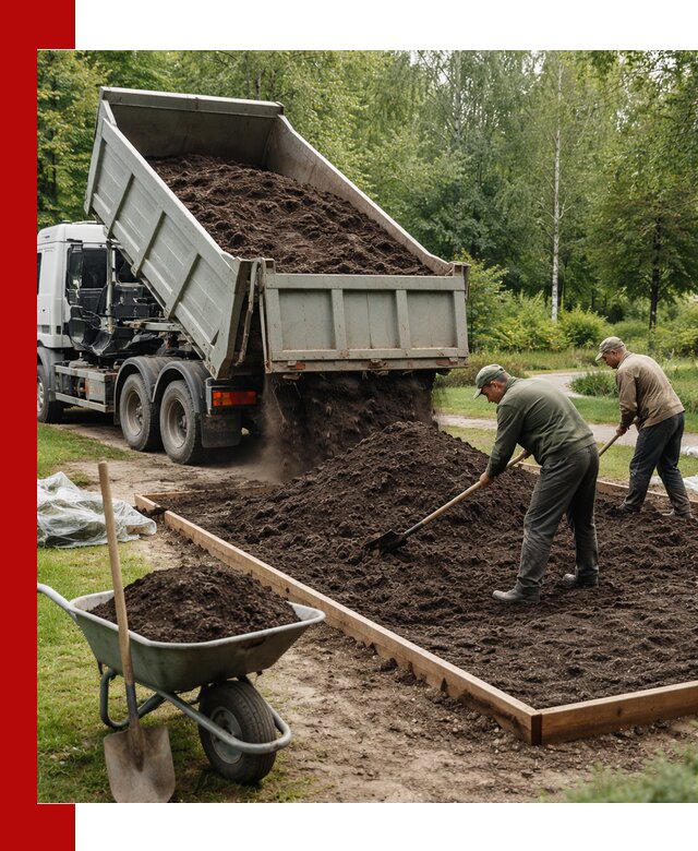 Доставка грунта для озеленения и благоустройства в Елабуге