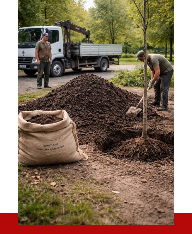 Грунт для посадки деревьев в Елабуге от 1215 р. | ПРОНЕРУДЛбг