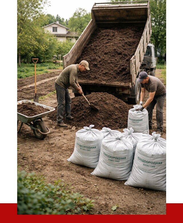 Плодородная смесь в Елабуге от 4254 р./куб с доставкой | ПРОНЕРУДЛбг