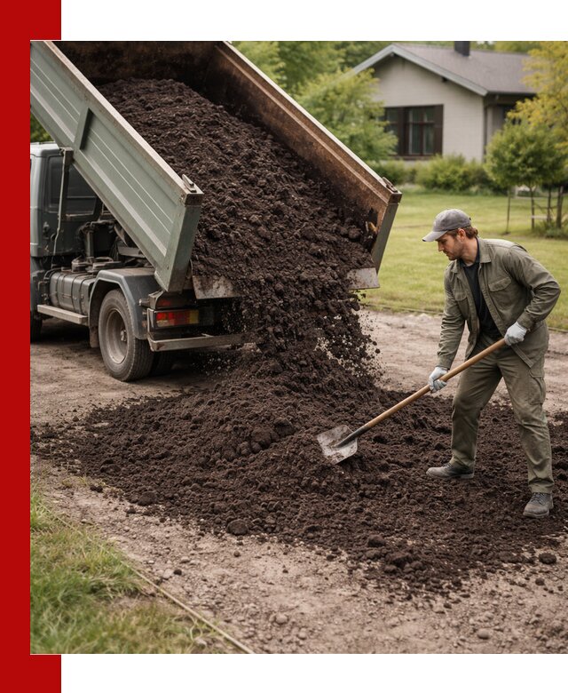 Чернозем для газона с доставкой в Елабуге быстро и качественно