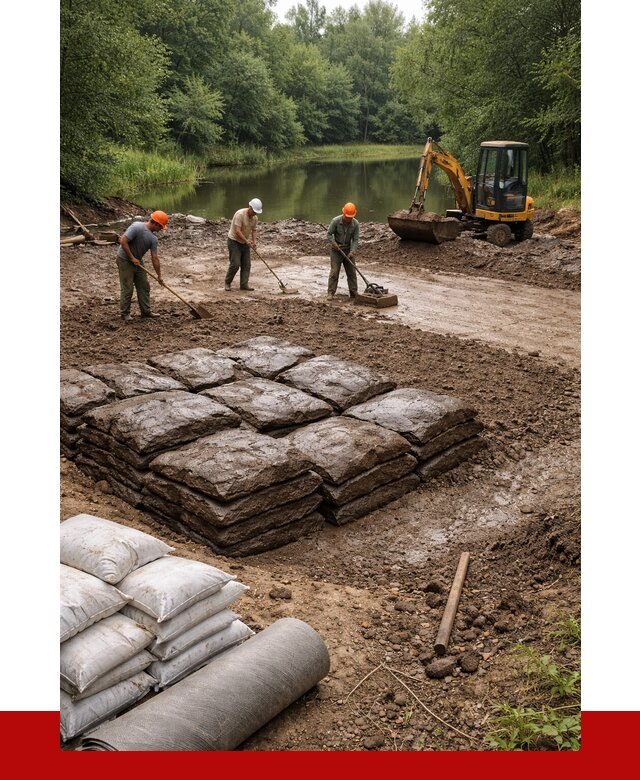 Купить глину для пруда в Елабуге от 4558 р. с доставкой | ПРОНЕРУДЛбг