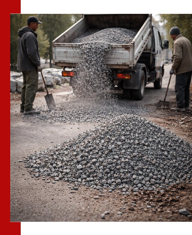 Гранитная крошка для посыпки дорог и тротуаров в Елабуге