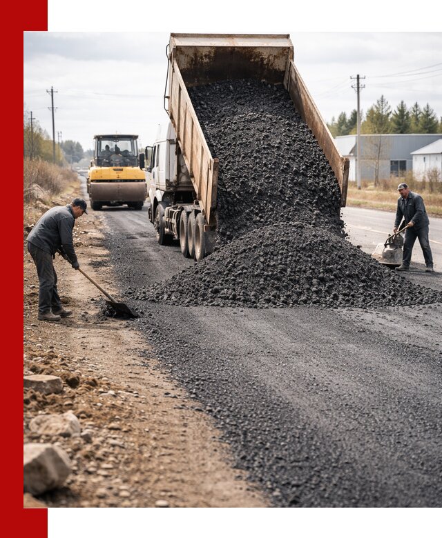 Асфальтовая крошка для дорог в Елабуге — поставка и доставка