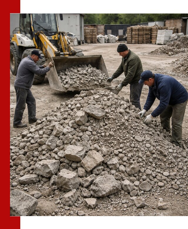 Демонтаж и вывоз бой бетона в Елабуге