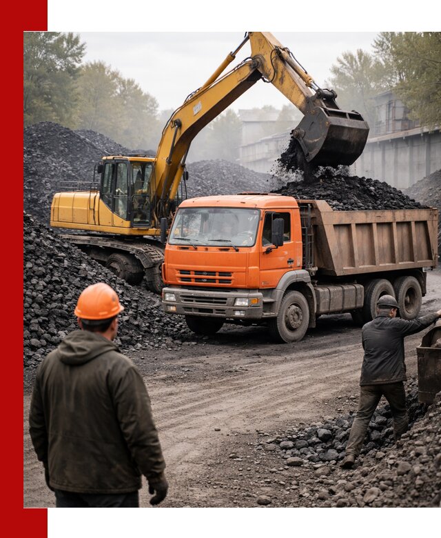 Доставка угля автотранспортом в Елабуге быстро и выгодно