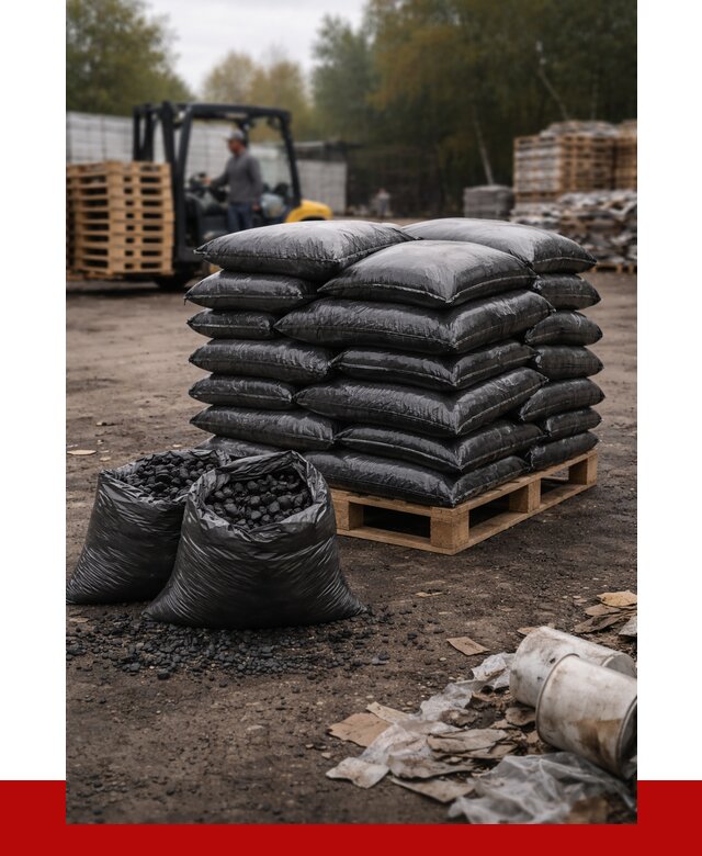 Купить уголь в мешках с доставкой в Елабуге от 7596 р. | ПРОНЕРУДЛбг