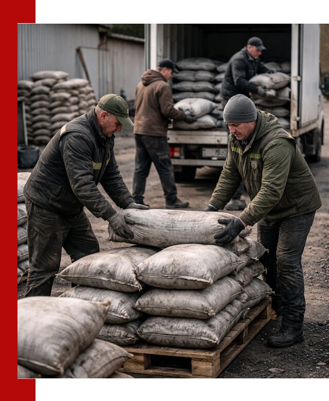 Доставка угля в мешках по выгодным ценам в Елабуге