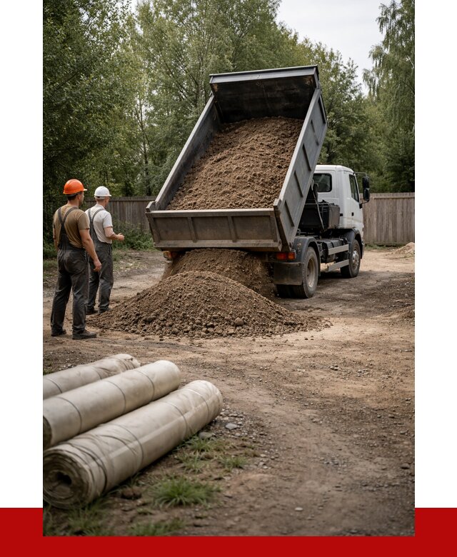 Доставка сыпучих материалов самосвалом в [cvi] от 4254 р. | ПРОНЕРУДЛбг