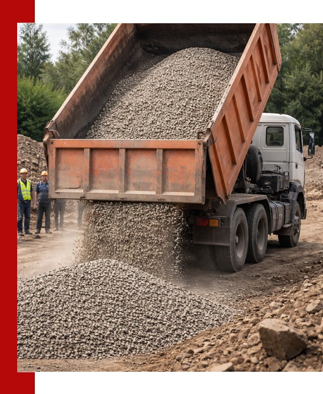 Доставка сыпучих материалов самосвалом в Елабуге быстро и надежно